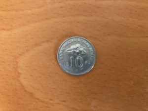 マレーシア10senコイン